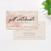 スタイリッシュバラ金ゴールド贈与証 (デスク)