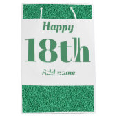 スタイリッシュパーソナライズされたかわいらし抱き枕18日 ミディアムペーパーバッグ (正面)