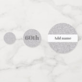 スタイリッシュパーソナライズされたかわいらし生誕紙吹雪60日 コンフェッティ (正面)