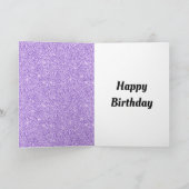 スタイリッシュパーソナライズされたハッピーバースデー カード (内部)