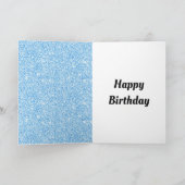 スタイリッシュパーソナライズされたハッピーバースデー カード (内部)