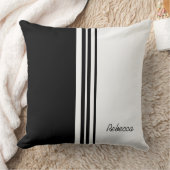 スタイリッシュパーソナライズされた署名 クッション (ブランケット)