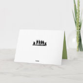 スタイリッシュパーソナライズされた軍が出た カード (裏面)