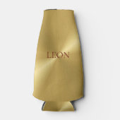 スタイリッシュパーソナライズされた金ゴールドクール ボトルクーラー (正面)