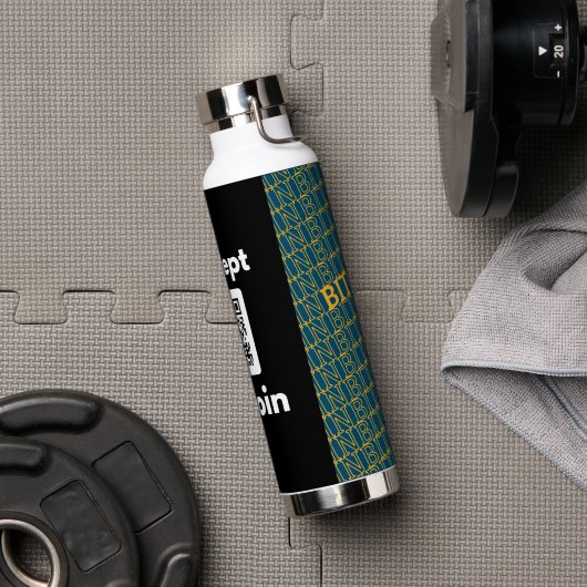 スタイリッシュビットコイン – Btc暗号 ウォーターボトル (ジム)
