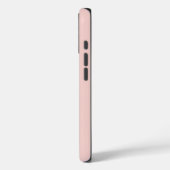 スタイリッシュピンクとパーソナライズドグレー名前  Case-Mate iPhoneケース (裏面 / 左)