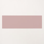 スタイリッシュピンクモダンスクリプガーリートのモノグラム名 ヨガマット (裏面(横))