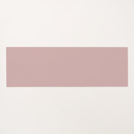 スタイリッシュピンクモダンスクリプガーリートのモノグラム名 ヨガマット (裏面(横))