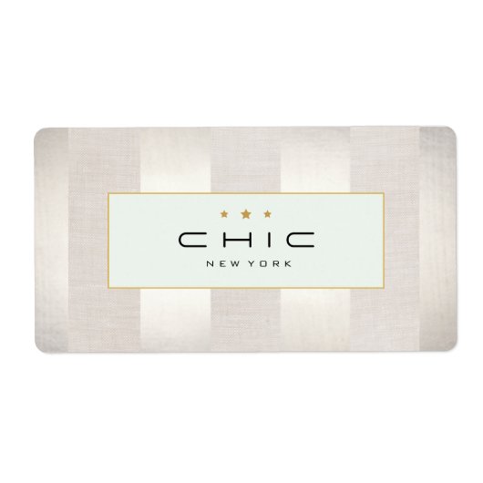 スタイリッシュファッション及び美しいモダンストライプの ラベル (正面)