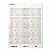 スタイリッシュファッション及び美しいモダンストライプの ラベル (フルシート)