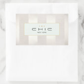 スタイリッシュファッション及び美しいモダンストライプの 長方形シール (バッグ)