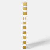 スタイリッシュフェイクストライプ金ゴールド Case-Mate iPhoneケース (裏面 / 右)