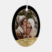 スタイリッシュフェイクモダン金ゴールド メタルオーナメント (正面右)