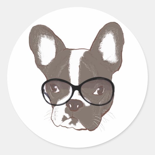 スタイリッシュフランスの ラウンドシール (正面)