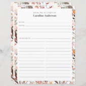 スタイリッシュフローラ中和かわいらし縁どレシピ (正面/裏面)