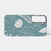 スタイリッシュフローラ抽象芸術 SAMSUNG GALAXYケース (裏面横)