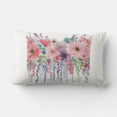 スタイリッシュフローラ装飾用クッション ランバークッション (裏面)