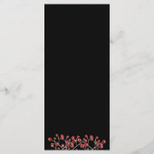 スタイリッシュブラックレッドベリー4コース結婚メニュー メニュー (裏面)