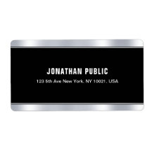 スタイリッシュブラック銀エレガントテンプレート出荷