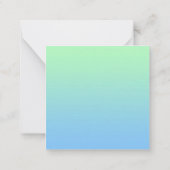 スタイリッシュプロフェッショナルありがとうごカスタムざい ノートカード (裏面)