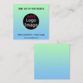 スタイリッシュプロフェッショナルありがとうごカスタムざい ノートカード (正面/裏面)