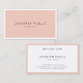 スタイリッシュプロフェッショナルお洒落モダンミニマル平野 名刺 (正面/裏面)