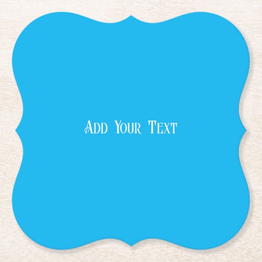 スタイリッシュプロフェッショナルのカスタム希望を作成 ペーパーコースター (正面)