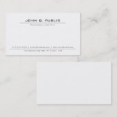 スタイリッシュプロフェッショナルクラシックプエレガントラ頭が切れるイン 名刺 (正面/裏面)