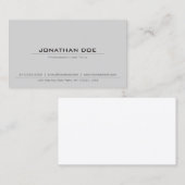 スタイリッシュプロフェッショナルクラシックプエレガントラ頭が切れるイン 名刺 (正面/裏面)