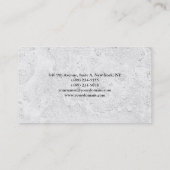 スタイリッシュプロフェッショナルグレー壁テクスチャトレンディー 名刺 (裏面)