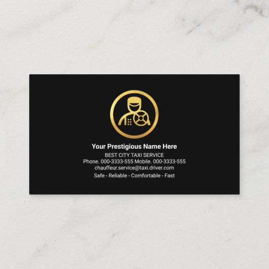 スタイリッシュプロフェッショナルグレー線ドライバ 名刺 (裏面)