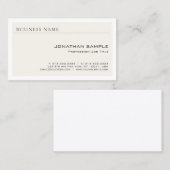 スタイリッシュプロフェッショナルシンプルデザインプモダンラン 名刺 (正面/裏面)