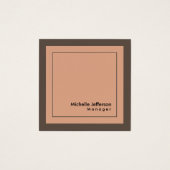 スタイリッシュプロフェッショナルミニマリストプロファイルカード (正面)