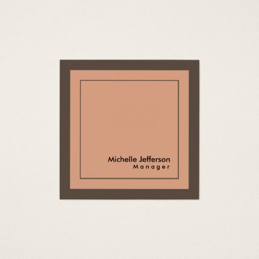 スタイリッシュプロフェッショナルミニマリストプロファイルカード (正面)