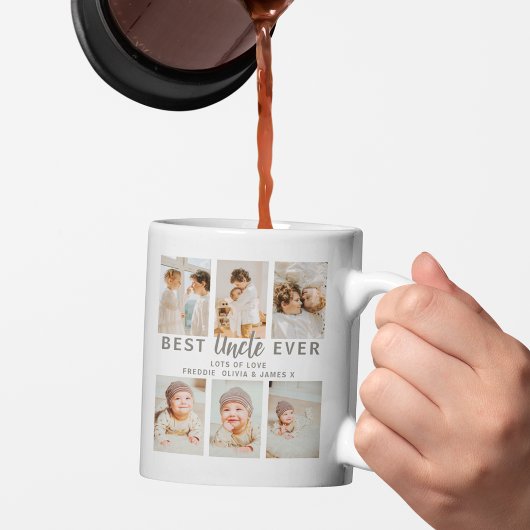 スタイリッシュベストおじさん6枚の写真入り コーヒーマグカップ