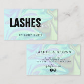 スタイリッシュホモダンログラフィックの点滅 名刺 (正面/裏面)