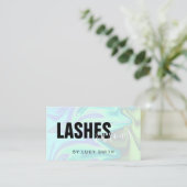 スタイリッシュホモダンログラフィックの点滅 名刺 (スタンド正面)