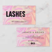 スタイリッシュホモダンログラフィックの点滅 名刺 (正面/裏面)