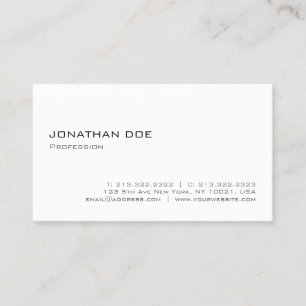 スタイリッシュミニマルお洒落モダンプロフェッショナル 名刺