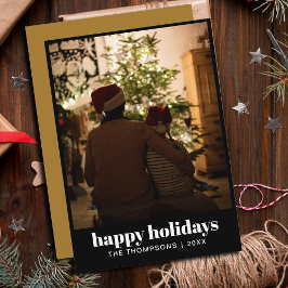 スタイリッシュミニマルモダン家族の写真 シーズンカード