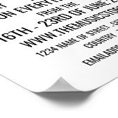 スタイリッシュミュージカル楽器店 ポスター (角)