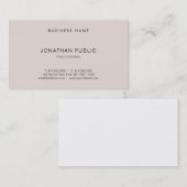 スタイリッシュモダンお洒落デザインプロフェッショナルトレンディー 名刺 (正面/裏面)