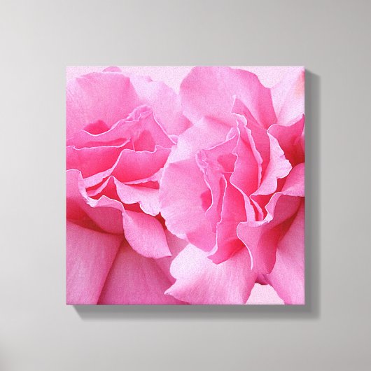 スタイリッシュモダンかわいらしフローラ素晴らし芸術 キャンバスプリント (正面)