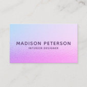 スタイリッシュモダンきらめくインテリアデザイントレンディーシック 名刺 (正面)