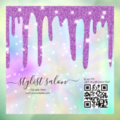 スタイリッシュモダンエレガントグリッタードリップス ウィンドウサイン (シート3)