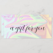 スタイリッシュモダンエレガントホログラフィ (正面/裏面)