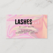 スタイリッシュモダンエレガントホログラフィ ロイヤリティカード (裏面)