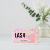 スタイリッシュモダンエレガントホログラフラッシュ 名刺 (スタンド正面)