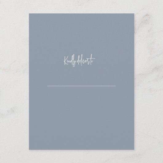 スタイリッシュモダンエレガント名前をカスタムするエンクロージャ エンクロージャーカード (正面)