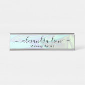 スタイリッシュモダンエレガント型メークアーティスト デスクネームプレート (正面)